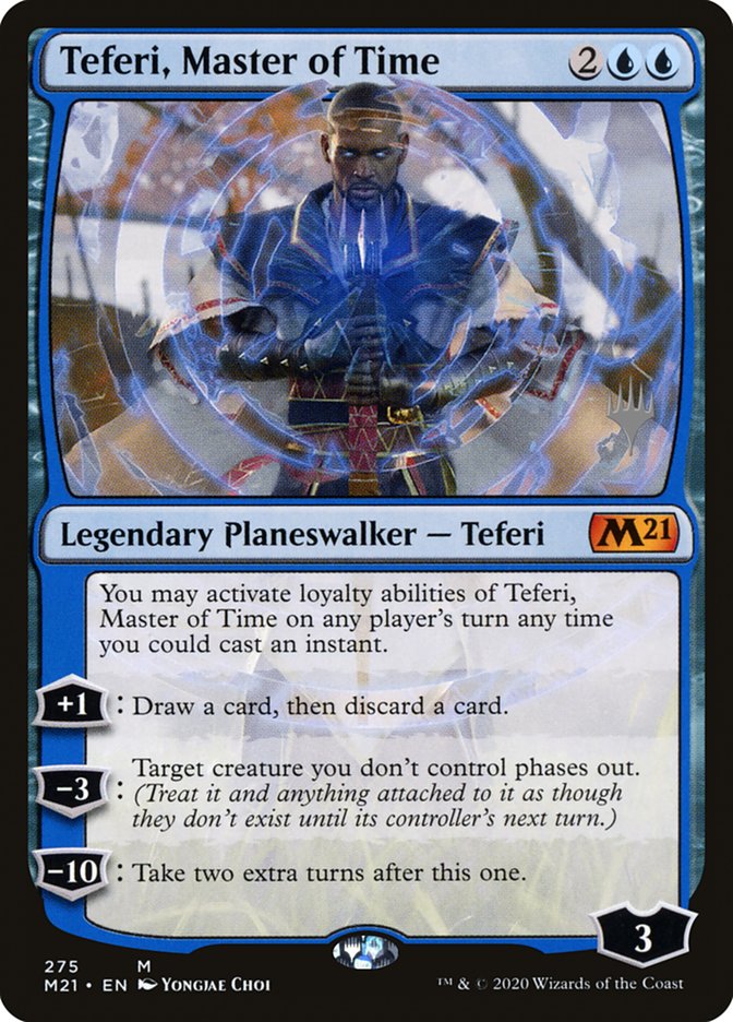 Teferi, Master of Time (Promo Pack) (275) [Core Set 2021 Promos] | Good Games Modbury