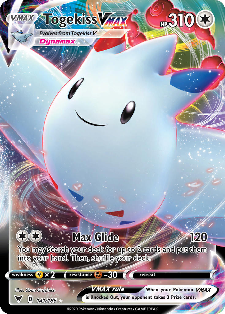 Togekiss VMAX (141/185) [Sword & Shield: Vivid Voltage] | Good Games Modbury