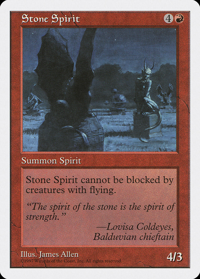 Stone Spirit [Fifth Edition] | Good Games Modbury