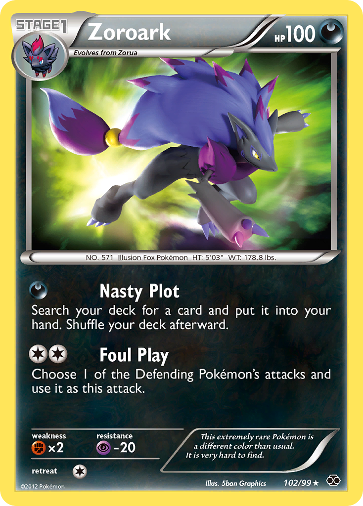 Zoroark (102/99) [Black & White: Next Destinies] | Good Games Modbury