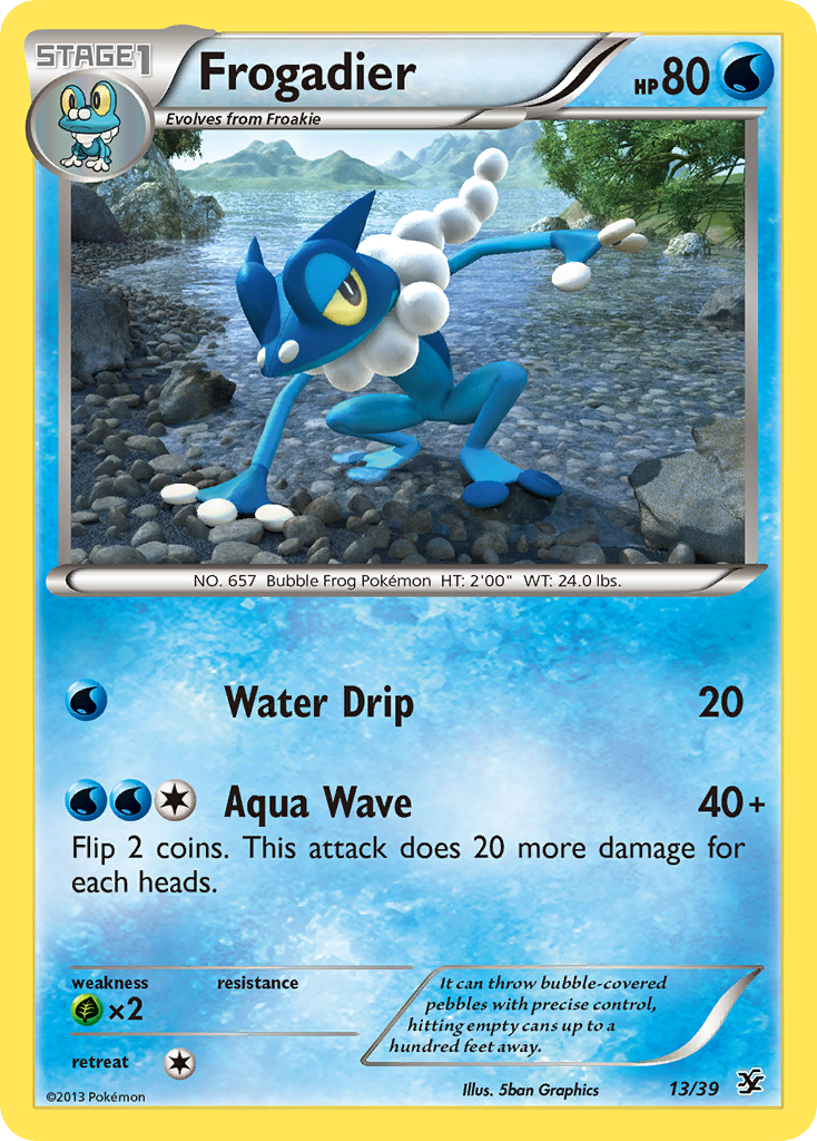Frogadier (13/39) [XY: Kalos Starter Set] | Good Games Modbury