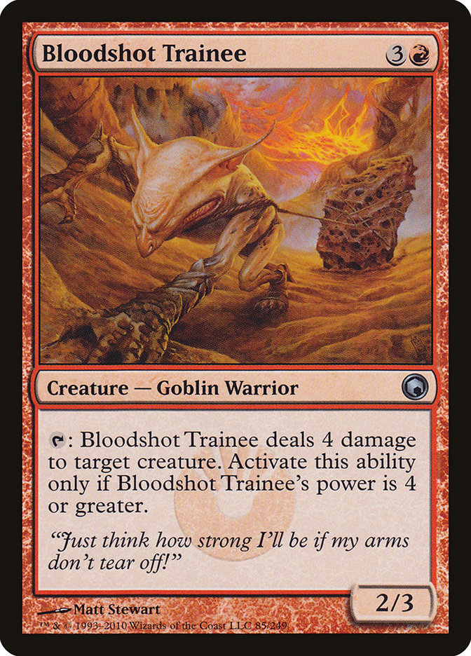 Bloodshot Trainee [Scars of Mirrodin] | Good Games Modbury