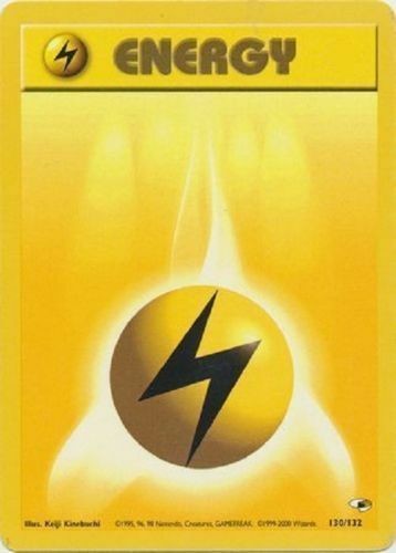 Lightning Energy (130/132) [Gym Heroes Unlimited] | Good Games Modbury