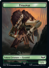 Tyranid (17) // Tyranid Warrior Double-Sided Token [Universes Beyond: Warhammer 40,000 Tokens] | Good Games Modbury