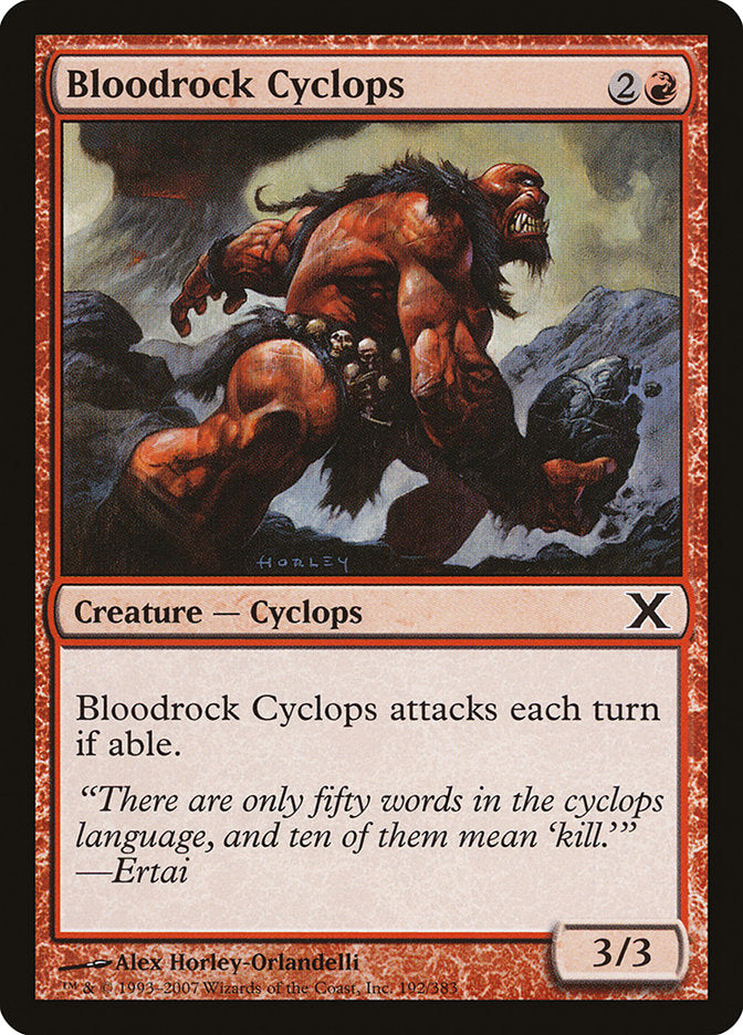 Bloodrock Cyclops [Tenth Edition] | Good Games Modbury