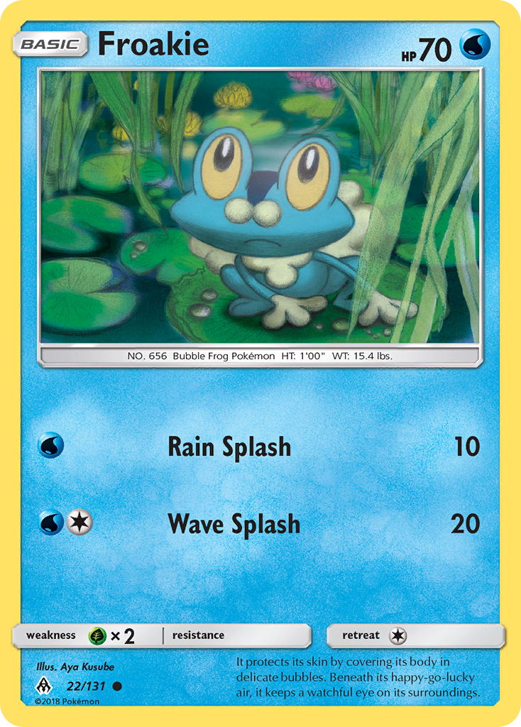 Froakie (22/131) [Sun & Moon: Forbidden Light] | Good Games Modbury