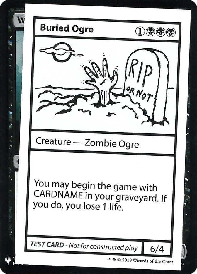 Buried Ogre [Mystery Booster Playtest Cards] | Good Games Modbury