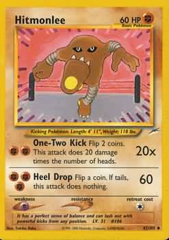 Hitmonlee (42/105) [Neo Destiny Unlimited] | Good Games Modbury