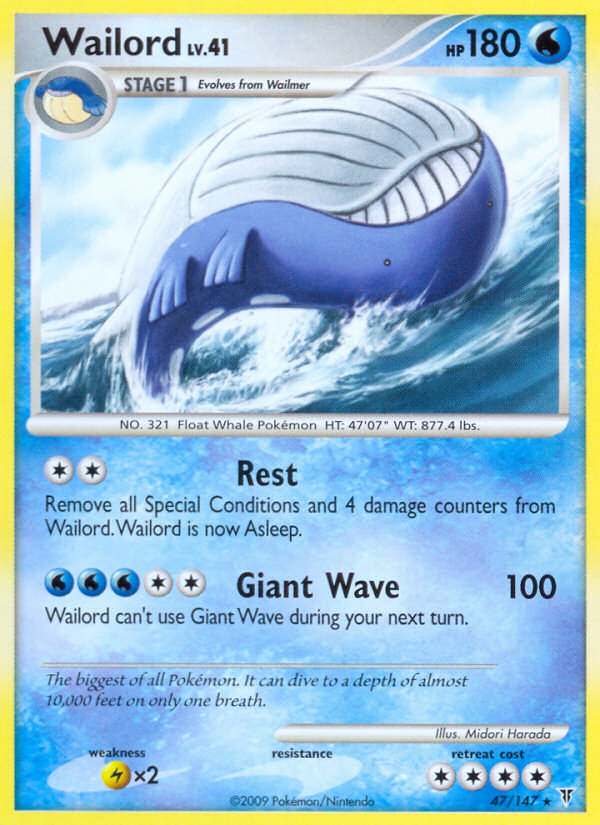 Wailord (47/147) [Platinum: Supreme Victors] | Good Games Modbury