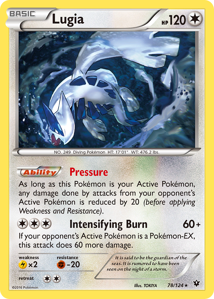 Lugia (78/124) [XY: Fates Collide] | Good Games Modbury