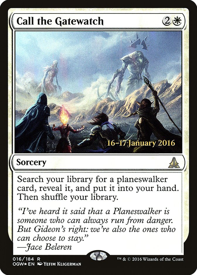 Call the Gatewatch [Oath of the Gatewatch Prerelease Promos] | Good Games Modbury