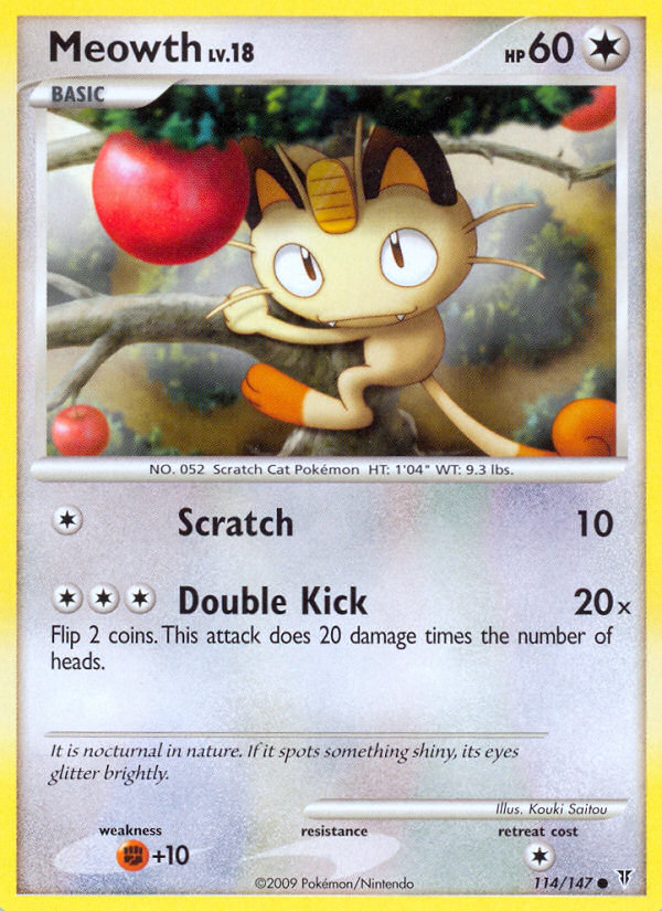 Meowth (114/147) [Platinum: Supreme Victors] | Good Games Modbury
