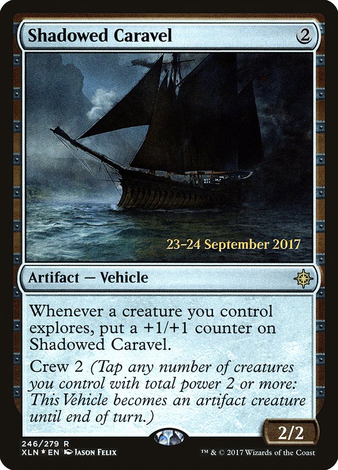 Shadowed Caravel [Ixalan Prerelease Promos] | Good Games Modbury