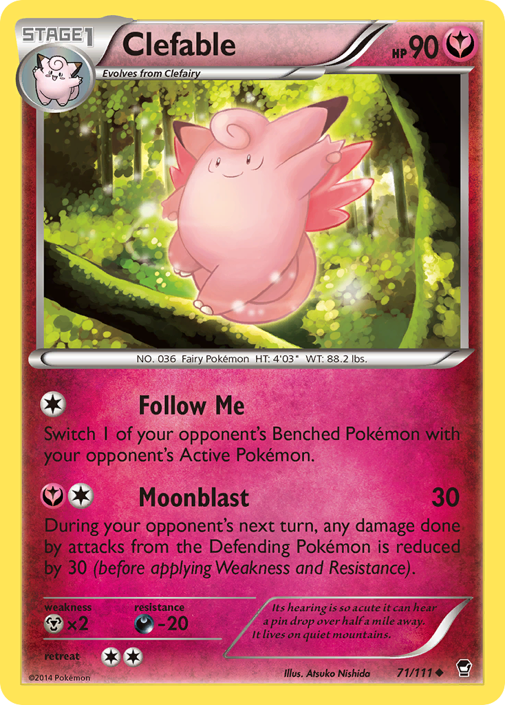Clefable (71/111) [XY: Furious Fists] | Good Games Modbury