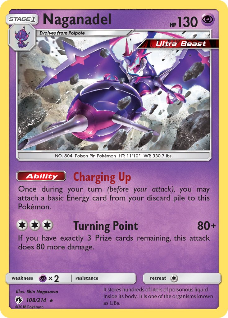 Naganadel(108/214) (Theme Deck Exclusive) [Sun & Moon: Lost Thunder] | Good Games Modbury