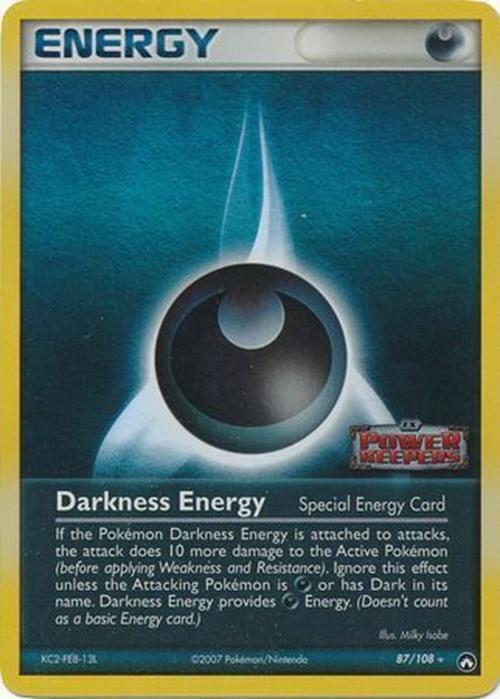 Darkness Energy (87/108) (Stamped) [EX: Power Keepers] | Good Games Modbury