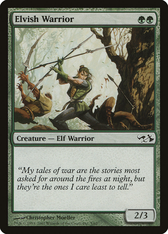 Elvish Warrior [Duel Decks: Elves vs. Goblins] | Good Games Modbury