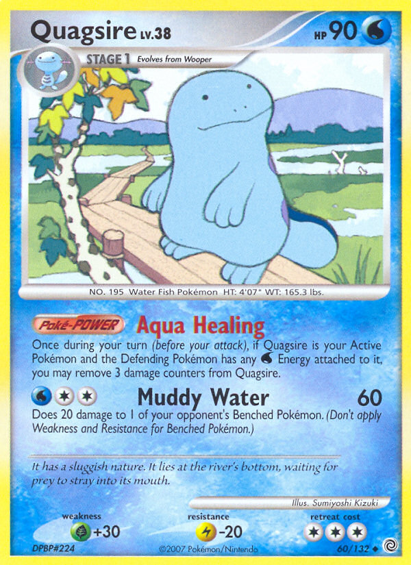 Quagsire (60/132) [Diamond & Pearl: Secret Wonders] | Good Games Modbury