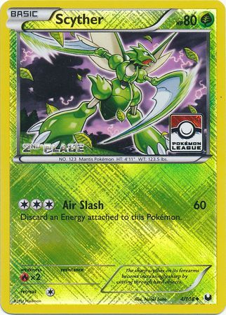 Scyther (4/108) (League Promo 2nd Place) [Black & White: Dark Explorers] | Good Games Modbury