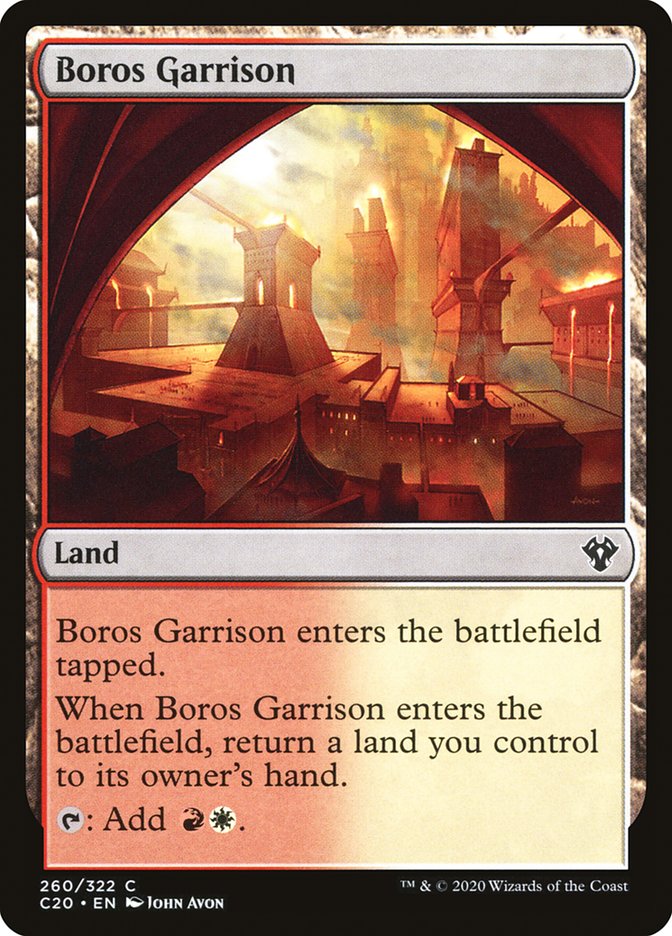 Boros Garrison [Commander 2020] | Good Games Modbury