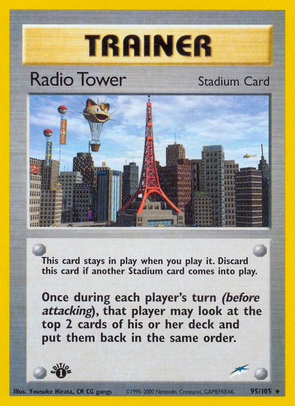 Radio Tower (95/105) [Neo Destiny 1st Edition] | Good Games Modbury