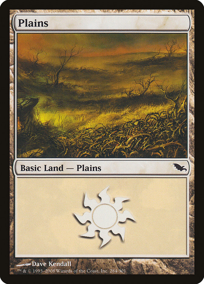 Plains (284) [Shadowmoor] | Good Games Modbury