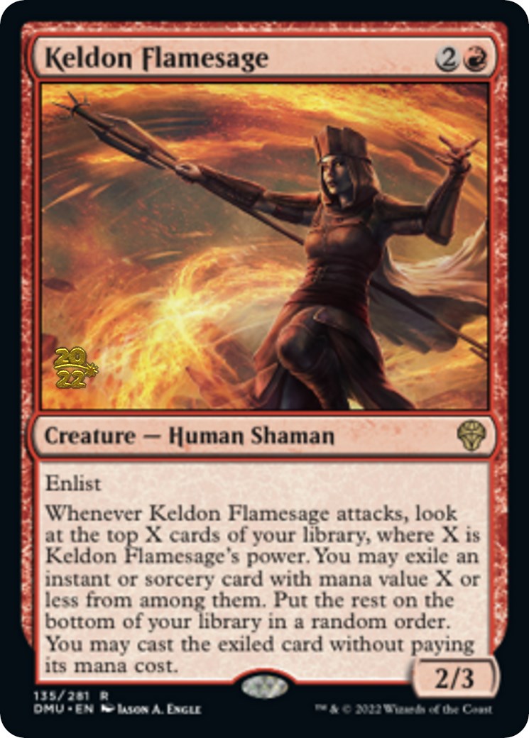 Keldon Flamesage [Dominaria United Prerelease Promos] | Good Games Modbury