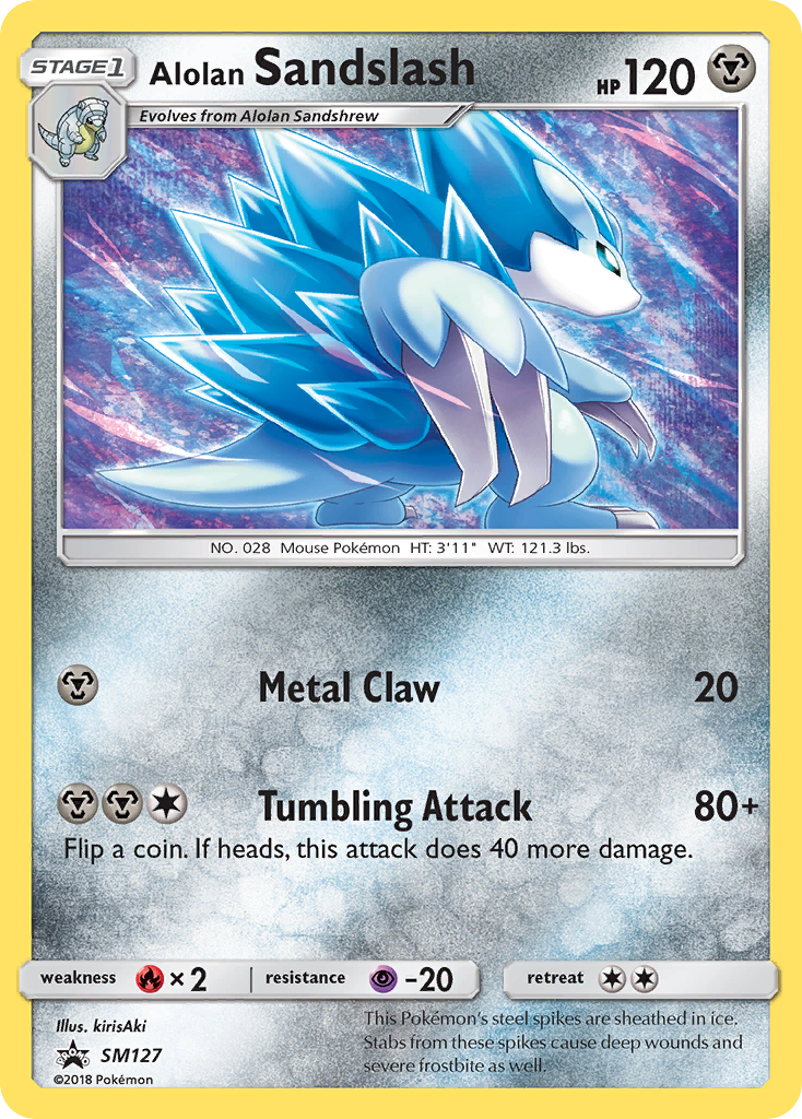 Alolan Sandslash (SM127) [Sun & Moon: Black Star Promos] | Good Games Modbury