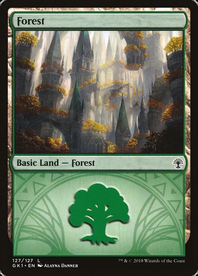 Forest (127) [Guilds of Ravnica Guild Kit] | Good Games Modbury