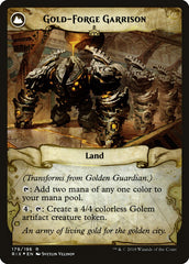 Golden Guardian // Gold-Forge Garrison [Rivals of Ixalan Prerelease Promos] | Good Games Modbury