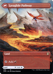 Riverglide Pathway // Lavaglide Pathway (Borderless Alternate Art) [Zendikar Rising] | Good Games Modbury