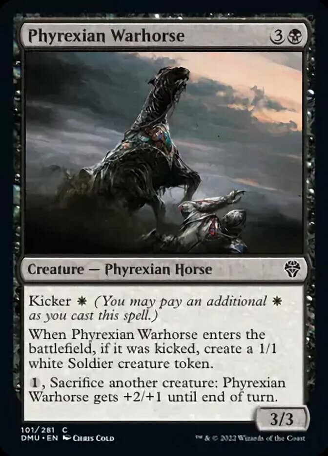 Phyrexian Warhorse [Dominaria United] | Good Games Modbury