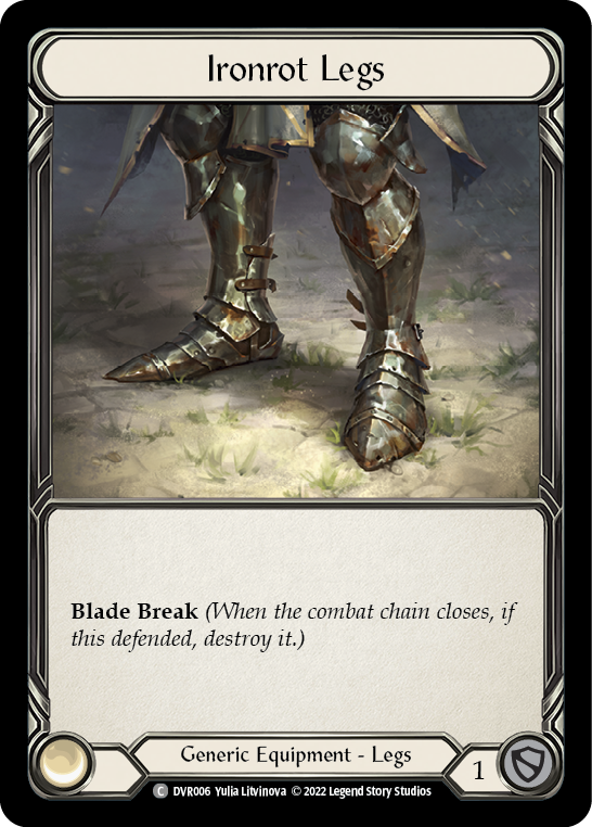 Ironrot Legs [DVR006] (Classic Battles: Rhinar vs Dorinthea)  Rainbow Foil | Good Games Modbury