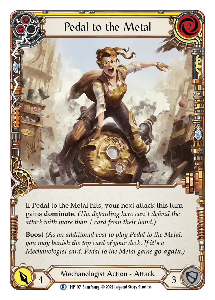 Pedal to the Metal (Yellow) [1HP197] (History Pack 1) | Good Games Modbury