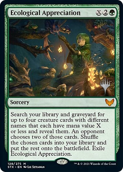 Ecological Appreciation (Promo Pack) [Strixhaven: School of Mages Promos] | Good Games Modbury