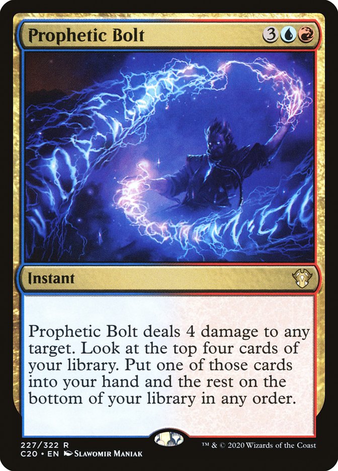 Prophetic Bolt [Commander 2020] | Good Games Modbury
