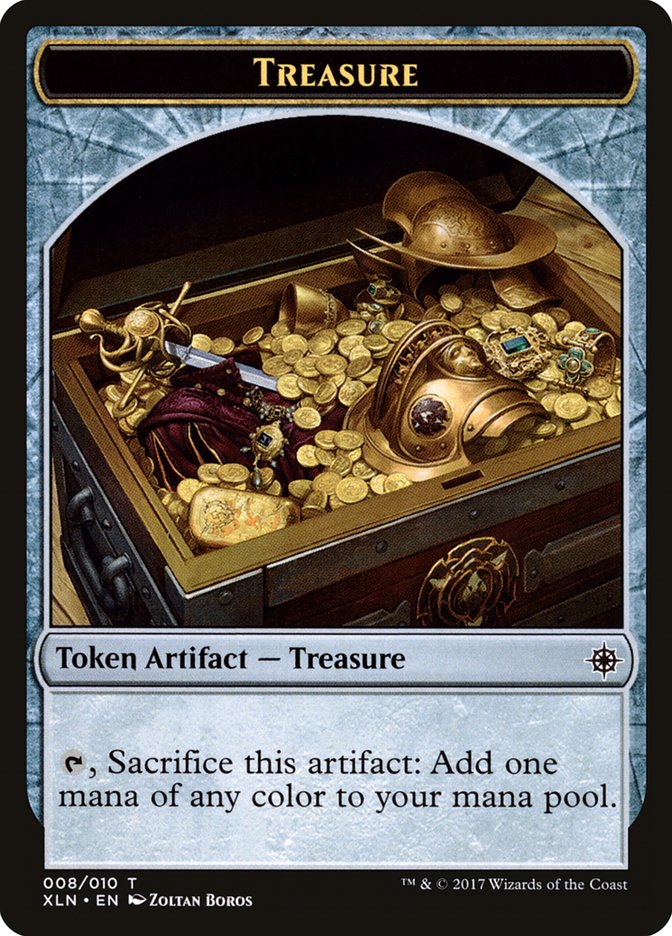 Treasure Token (008/010) [Ixalan Tokens] | Good Games Modbury