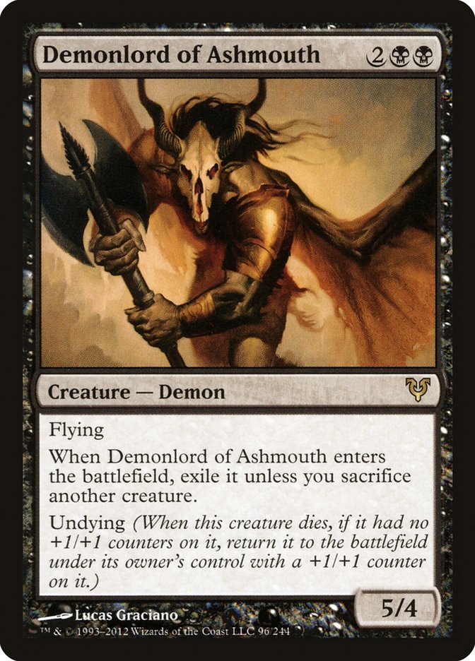Demonlord of Ashmouth [Avacyn Restored] | Good Games Modbury