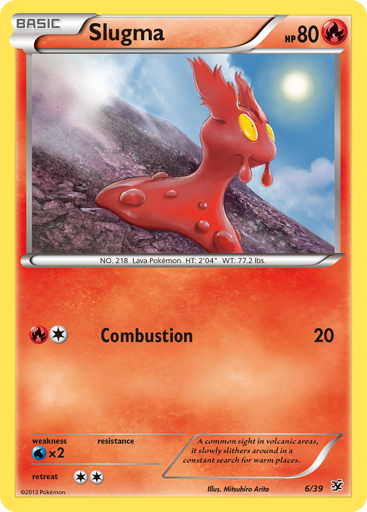 Slugma (6/39) [XY: Kalos Starter Set] | Good Games Modbury