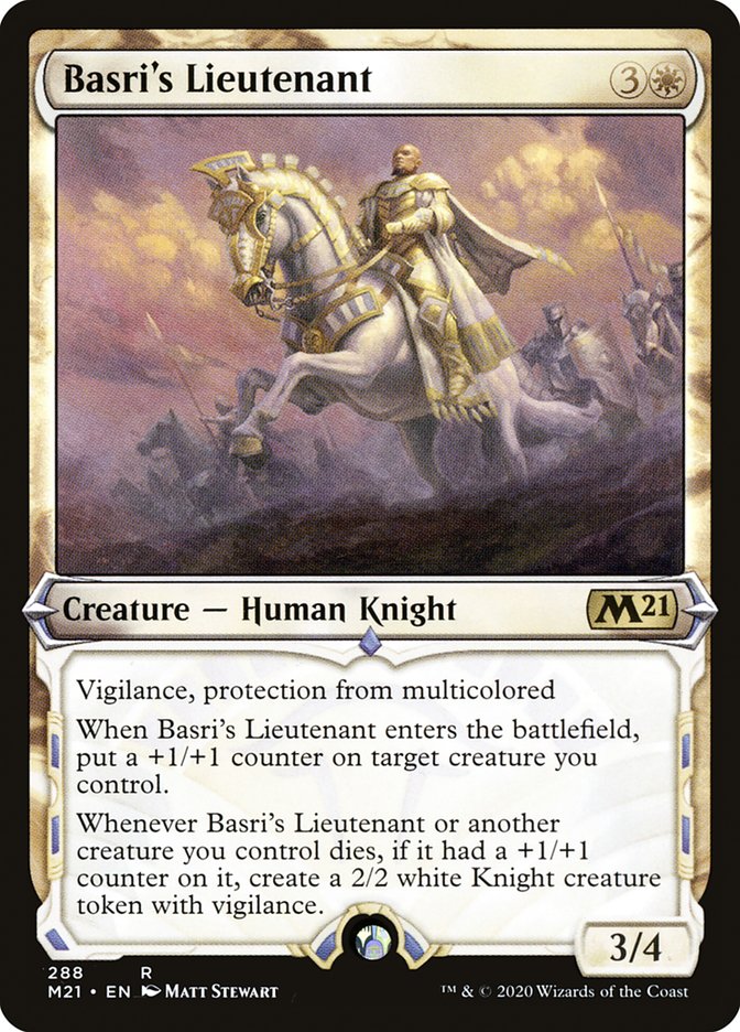 Basri's Lieutenant (Showcase) [Core Set 2021] | Good Games Modbury