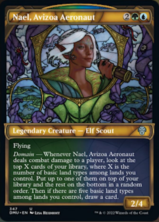 Nael, Avizoa Aeronaut (Showcase Textured) [Dominaria United] | Good Games Modbury