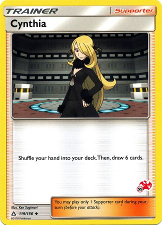 Cynthia (119/156) (Charizard Stamp #59) [Battle Academy 2020] | Good Games Modbury