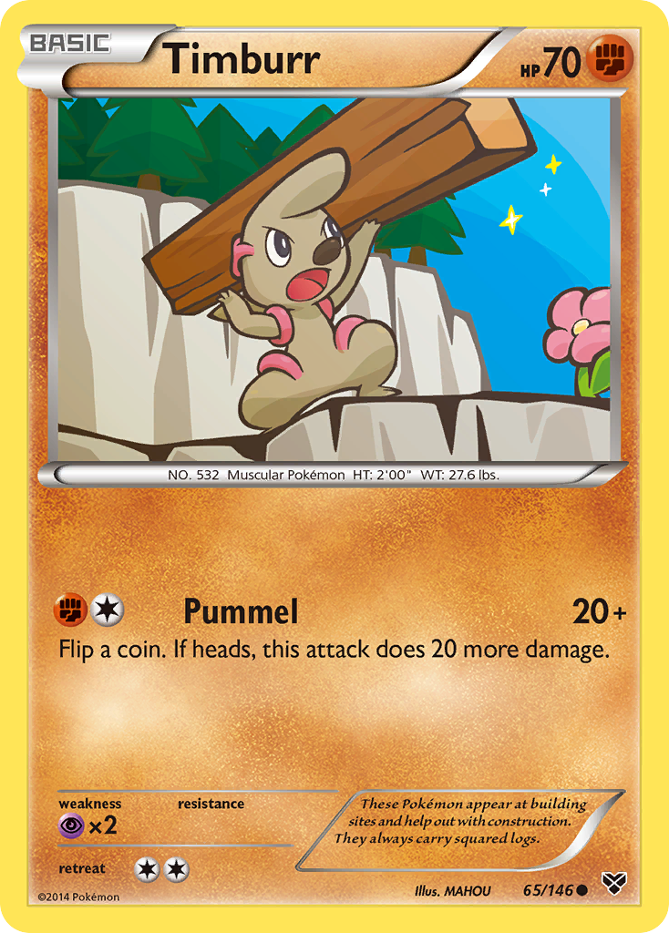 Timburr (65/146) [XY: Base Set] | Good Games Modbury