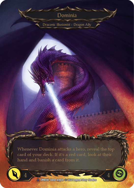 Invoke Dominia // Dominia (Marvel) [UPR008] (Uprising)  Cold Foil | Good Games Modbury