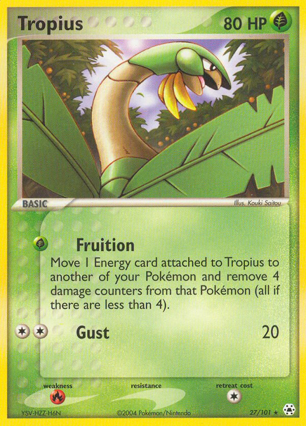 Tropius (27/101) [EX: Hidden Legends] | Good Games Modbury