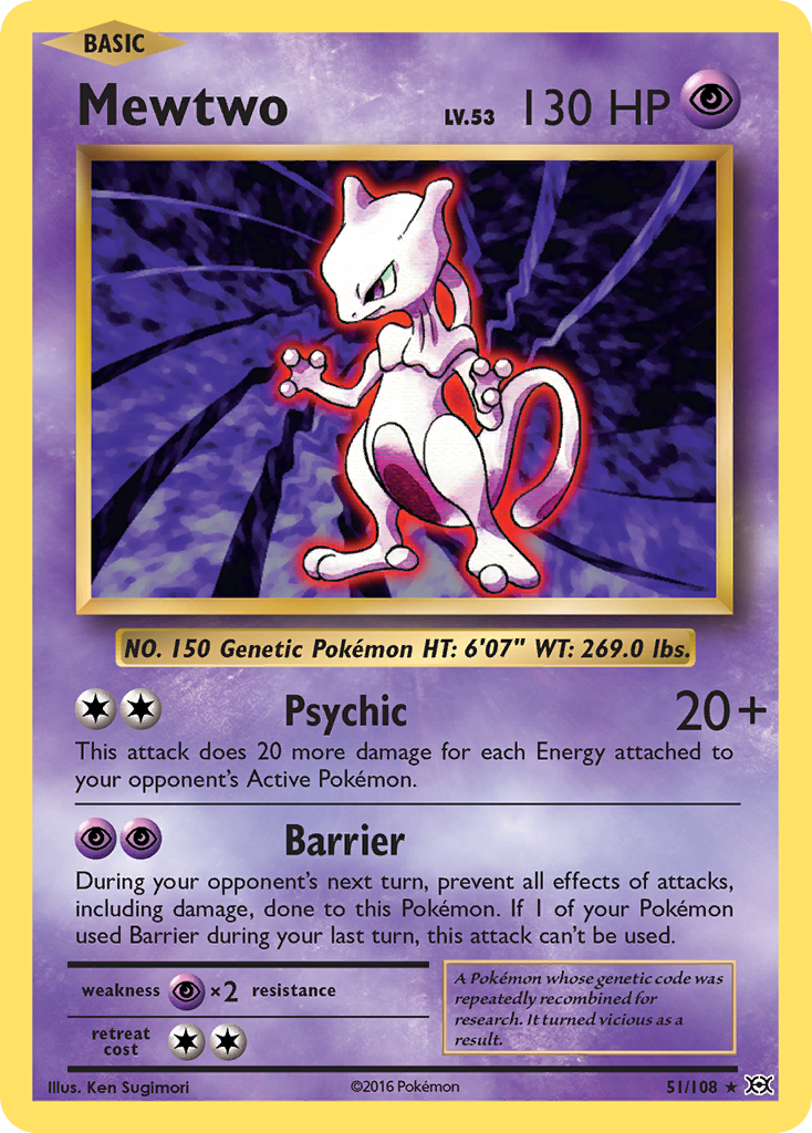 Mewtwo (51/108) [XY: Evolutions] | Good Games Modbury