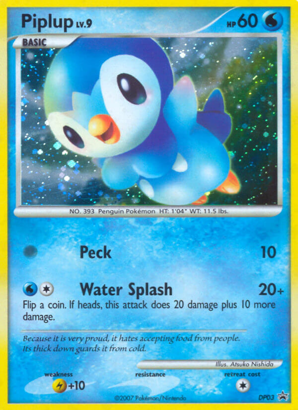 Piplup (DP03) [Diamond & Pearl: Black Star Promos] | Good Games Modbury