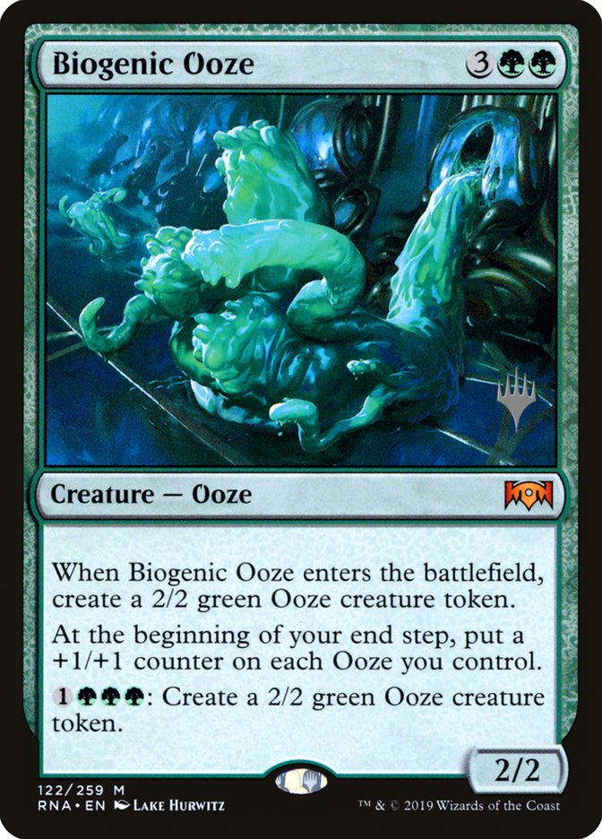 Biogenic Ooze (Promo Pack) [Ravnica Allegiance Promos] | Good Games Modbury