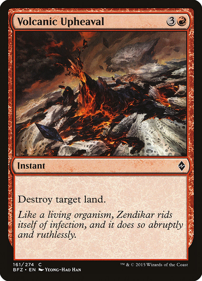 Volcanic Upheaval [Battle for Zendikar] | Good Games Modbury