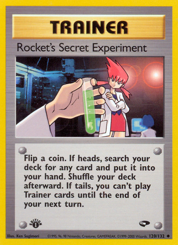 Rocket's Secret Experiment (120/132) [Gym Challenge 1st Edition] | Good Games Modbury